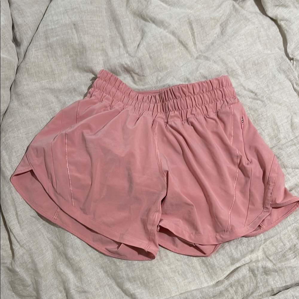 Lululemon Athletica Pink Athletic Shorts Lightweight Elastic Waist